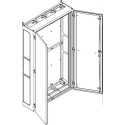 ABN Standgehäuse schutzisoliert IP55 1090x1890x340mm...