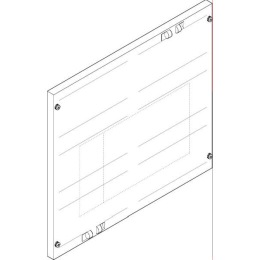 ABN Abdeckplatte 500x450mm 2FB/3RE perforiert 800A 3/4p FAP23160N