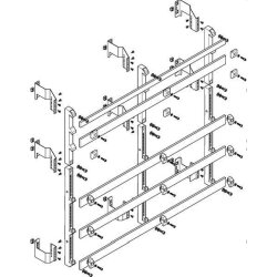 ABN Sammelschienenmodul flach 185mm mit CU 50x10mm 5polig...