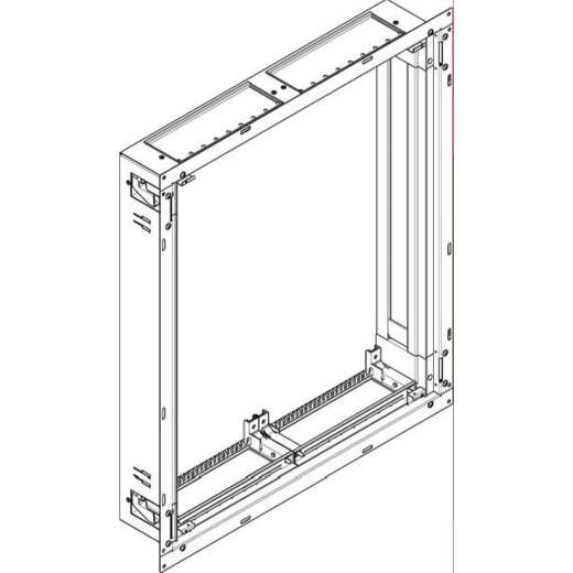 ABN ESPRO Flachverteiler UP/HW T: 110mm UL24X 96PLE 2x4reihig UP Wanne UL24X