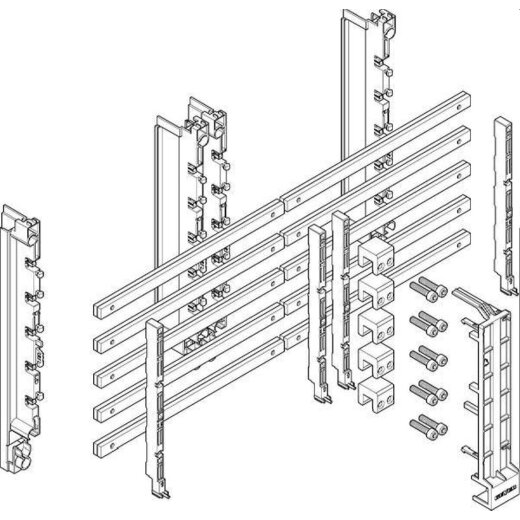 ABN Sammelschienenverbindungssatz GSV52N Feld/Feld 355A 5polig GSV52N