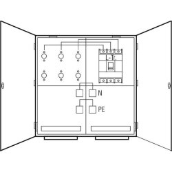 ABN Wandlermessschrank Bayern 250A IP54 Bayern 250A...