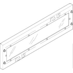 ABN Abdeckplatte 500x150mm 2FB/1RE geschlossen Sichtsch....