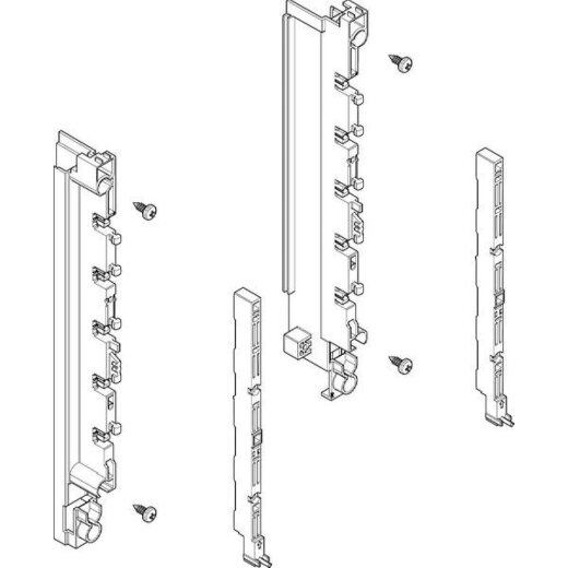 ABN Sammelschienenträger 40mm komplett ESPRO (PK=100Stk.) GST40N50
