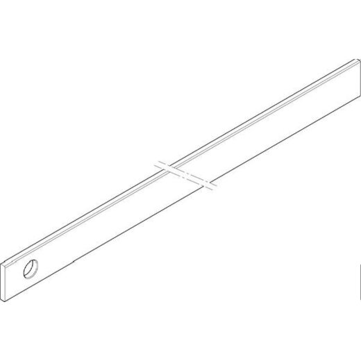 ABN CU-Schiene 1FB 30x5x291mm waagrecht einseitig XCUW531E
