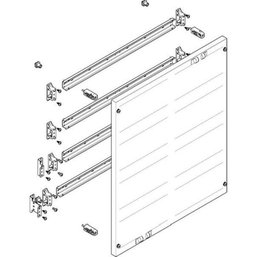 ABN ESPRO-Modul flach 500x600mm waagrecht schutzisoliert MF2410