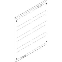ABN Abdeckplatte 500x600mm 2FB/4RE geschlossen FAG24N
