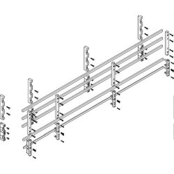 ABN Sammelschienenmodul tief 60mm mit CU 12x10mm 5polig...