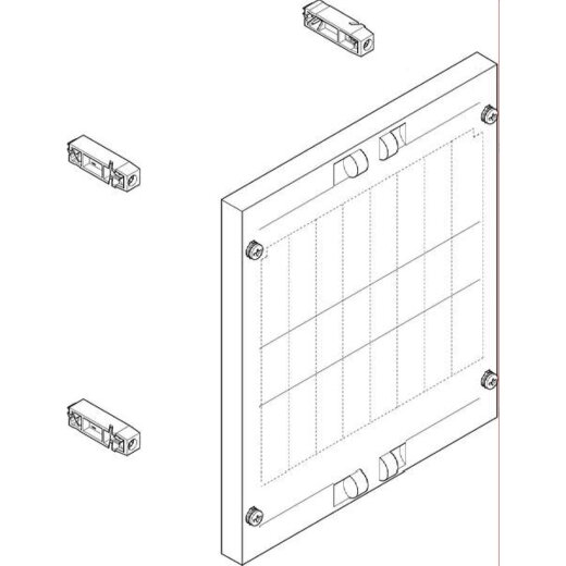 ABN ESPRO-Modul flach 250x300mm NH00/000/D02 MF12674