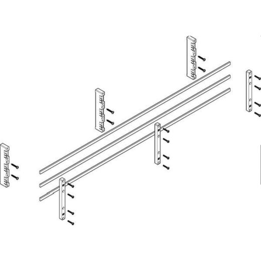 ABN Sammelschienenmodul flach 60mm mit CU 12x5mm 3polig 32mm MFSC42613