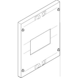 ABN Abdeckplatte 250x300mm 1FB/2RE gefräst 160-250A...