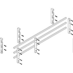 ABN Sammelschienenmodul 60mm mit CU 12x10mm 3polig 70mm...