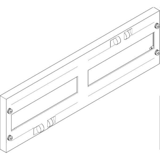 ABN Abdeckplatte 500x150mm 2FB/1RE offen 150/125mm FAO21N