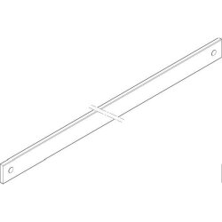 ABN CU-Schiene 2FB 50x10x587mm waagrecht beidseitig XCUW152B