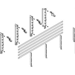 ABN Sammelschienenmodul tief 40mm mit CU 12x5mm 5polig...