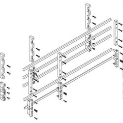 ABN Sammelschienenmodul tief 60mm mit CU 12x10mm 5polig...
