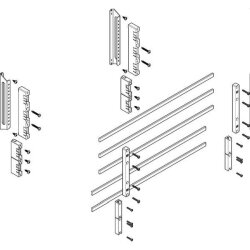 ABN Sammelschienenmodul tief 60mm mit CU 12x5mm 5polig...
