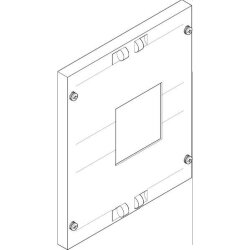 ABN Abdeckplatte 250x300mm 1FB/2RE gefräst 160-250A...