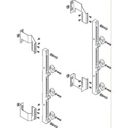 ABN Sammelschienenmodul flach 185mm für CU 30x10mm...