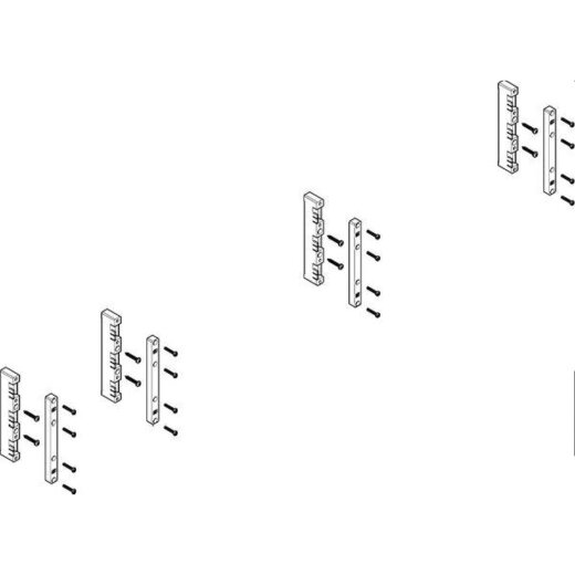ABN Sammelschienenmodul flach 60mm für CU 12x5mm 3polig 32mm MFS52603