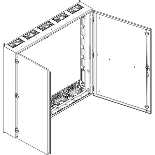 ABN Wandgehäuse schutzisoliert IP54 1300x1252x225mm SP58
