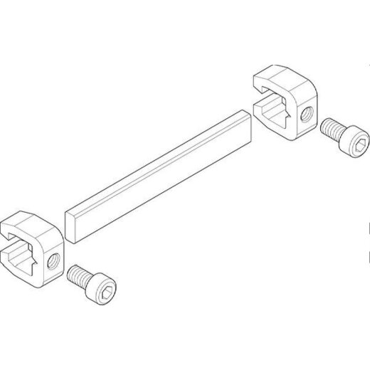 ABN Sammelschienenschrank-Verbindersatz 1polig 160A 12x5mm NE/NP XSV5113