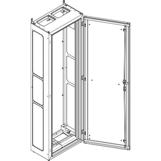 ABN Standgehäuse schutzisoliert IP55 590x1890x340mm NT212PB