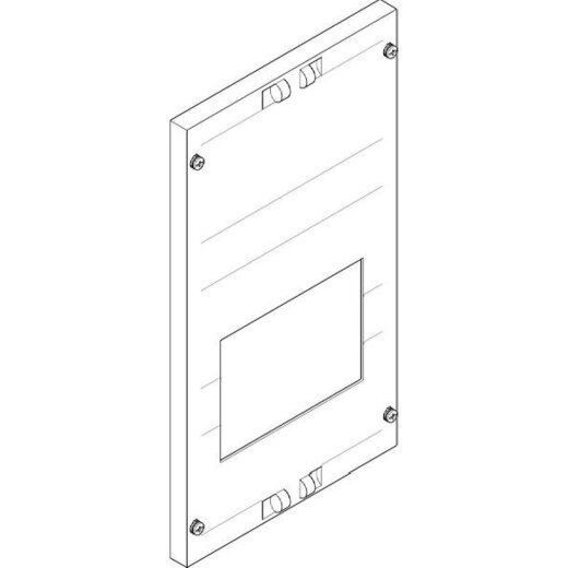 ABN Abdeckplatte 250x450mm 1FB/3RE gefräst 400-630A 3pol FAT13150N