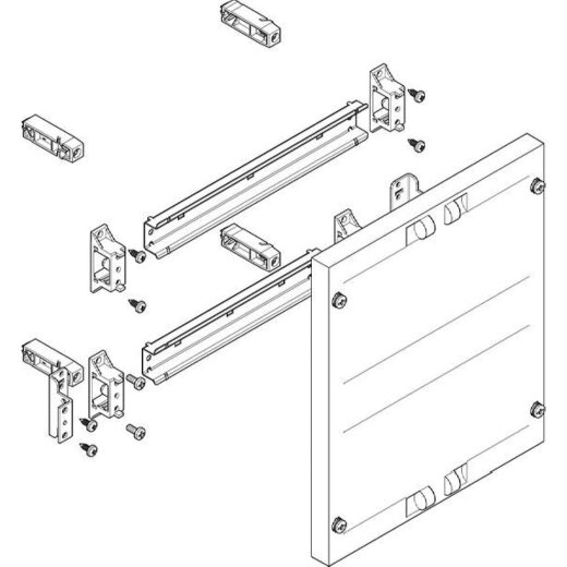 ABN ESPRO-Modul flach 250x300mm waagrecht schutzisoliert MF1210