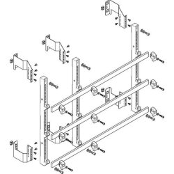 ABN Sammelschienenmodul flach 185mm mit CU 30x10mm 3polig...
