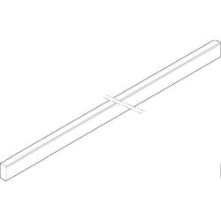 ABN CU-Schiene 2FB 20x10x495mm waagrecht XCUW122