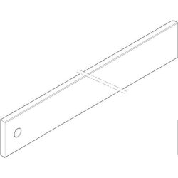 ABN CU-Schiene 2FB 60x10x541mm waagrecht einseitig XCUW162E
