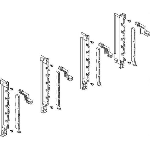 ABN Sammelschienenmodul tief 40mm für CU 12x5mm 5polig 70mm MTS32505