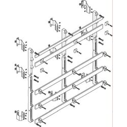 ABN Sammelschienenmodul tief 185mm mit CU 50x10mm 5polig...