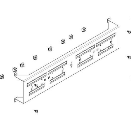 ABN Montagetraverse 2FB/2RE für 4xNH00 Trenner FMT22309N