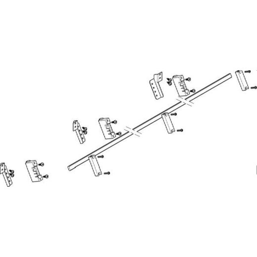 ABN Sammelschienenmodul N/PE mit CU 12x5mm 1polig 30° Standard MXSC41411