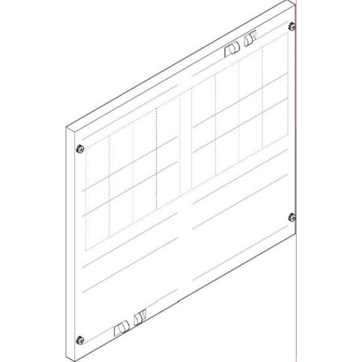 ABN Abdeckplatte 500x450mm 2FB/3RE 60mm NH00/000/D02 FAP23674N