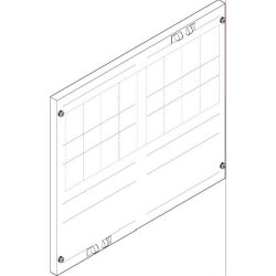 ABN Abdeckplatte 500x450mm 2FB/3RE 60mm NH00/000/D02...