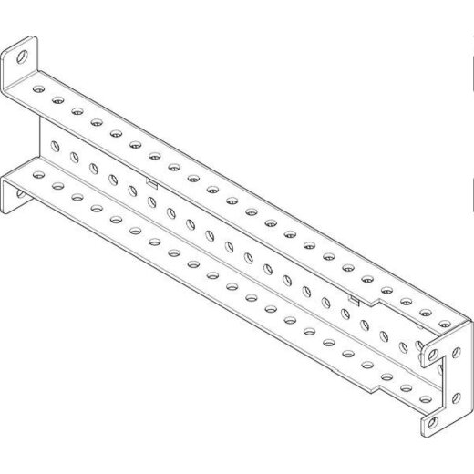 ABN Abfangwinkel für NS-Gehäuse (MF) auf Lochleiste NTB50FN4