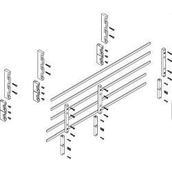ABN Sammelschienenmodul flach 60mm mit CU 12x5mm 5polig...