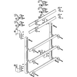 ABN Sammelschienenmodul tief 185mm mit CU 30x10mm 5polig...