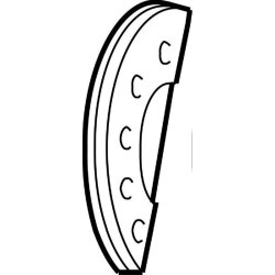 ABN Türgriffsatz GGV120 1x or 1x sw 2x ws (PK=4Stk.)...