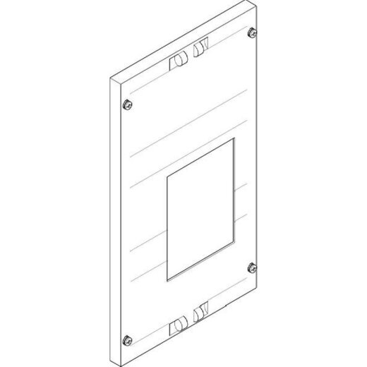 ABN Abdeckplatte 250x450mm 1FB/3RE gefräst 400-630A 3/4p FAT13250N