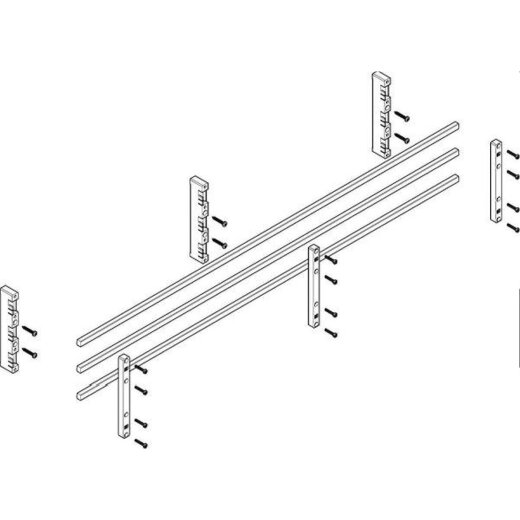ABN Sammelschienenmodul flach 60mm mit CU 12x10mm 3polig 32mm MFSC42633