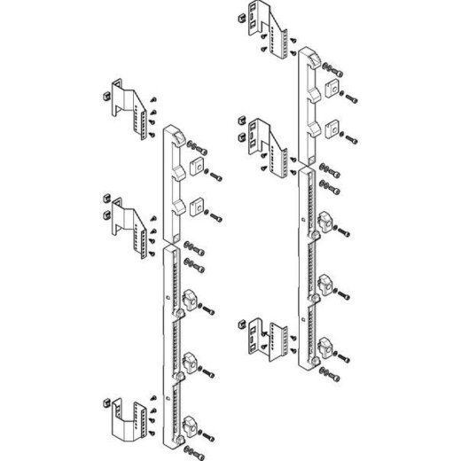 ABN Sammelschienenmodul tief 185mm für CU 40x10mm 5polig 150mm MTS28905