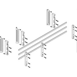 ABN Sammelschienenmodul tief 60mm mit CU 12x5mm 3polig...