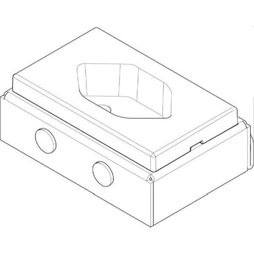 ABN Steckdose SCHUKO 1fach auf Hutschiene XSD11