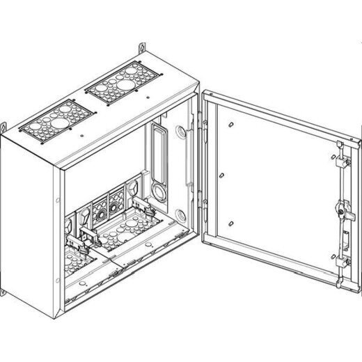ABN Wandgehäuse schutzisoliert IP54 550x502x225mm SP23