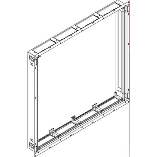 ABN ESPRO Flachverteiler UP/HW T: 110mm UL46X 288PLE 4x6reihig UP Wanne UL46X