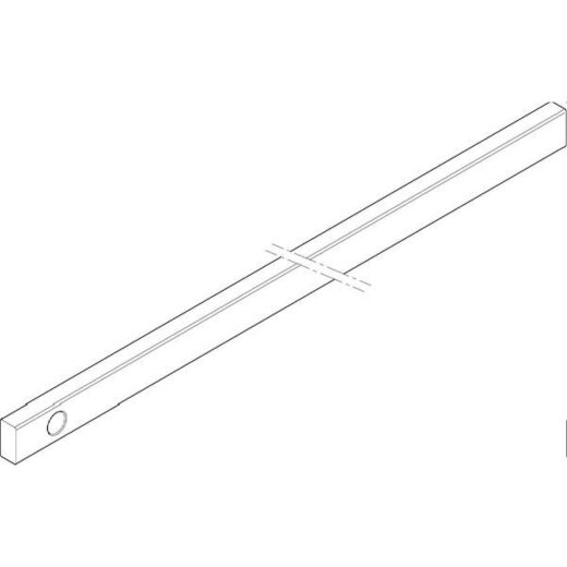 ABN CU-Schiene 4FB 20x10x1041mm waagrecht einseitig XCUW124E